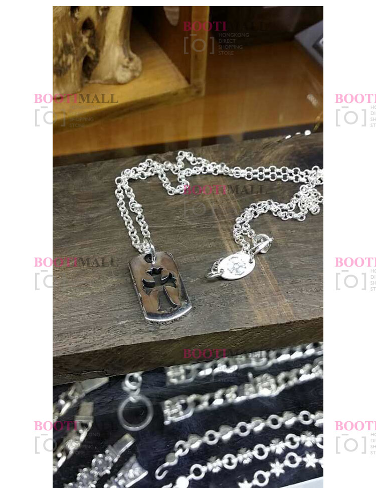 CHROME HEARTS 크롬하츠st 오리지날 925실버 Tiny Star Dog Necklace Silver 4