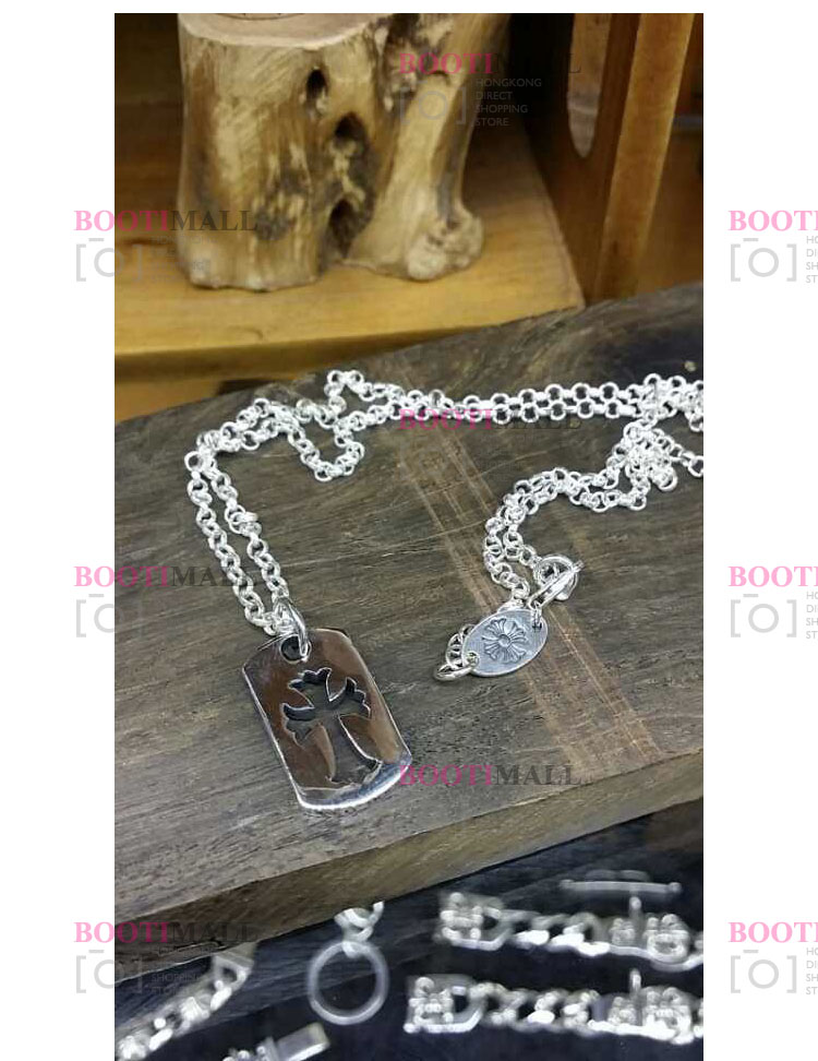 CHROME HEARTS 크롬하츠st 오리지날 925실버 Tiny Star Dog Necklace Silver 5