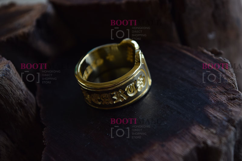 CHROME HEARTS 크롬하츠st 오리지날 925 "Gold " _Ring_Plus (正品구성품포함) 3