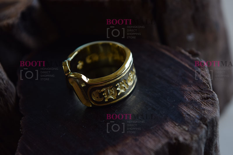 CHROME HEARTS 크롬하츠st 오리지날 925 "Gold " _Ring_Plus (正品구성품포함) 4