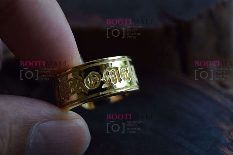 CHROME HEARTS 크롬하츠st 오리지날 925 "Gold " _Ring_Plus (正品구성품포함) 6