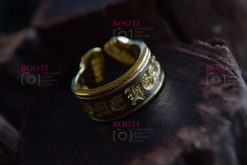CHROME HEARTS 크롬하츠st 오리지날 925 "Gold " _Ring_Plus (正品구성품포함) 9