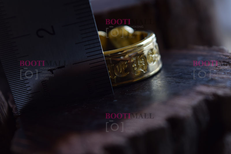 CHROME HEARTS 크롬하츠st 오리지날 925 "Gold " _Ring_Plus (正品구성품포함) 10