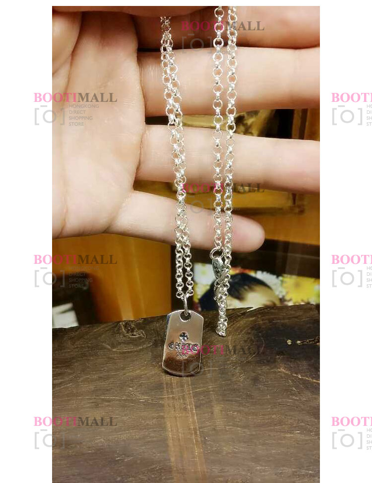 CHROME HEARTS 크롬하츠st 오리지날 925실버 Tiny Star Dog Necklace Silver 3