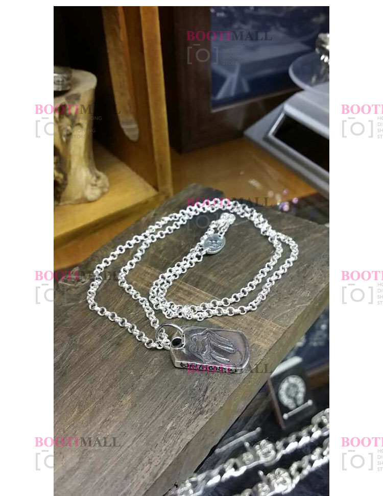 CHROME HEARTS 크롬하츠st 오리지날 925실버 Tiny Star Dog Necklace Silver 6