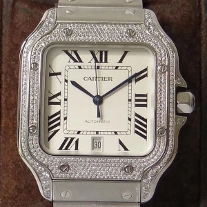 Cartier Santos Diamond ETA 2892 까르띠에 산토스 다이아몬드 2892