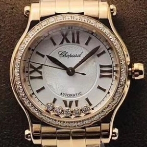Chopard Happy Sport 30MM Size RG Automatic Watch 쇼파드 해피스포츠 미디움 오토매틱 다이아 몬드 