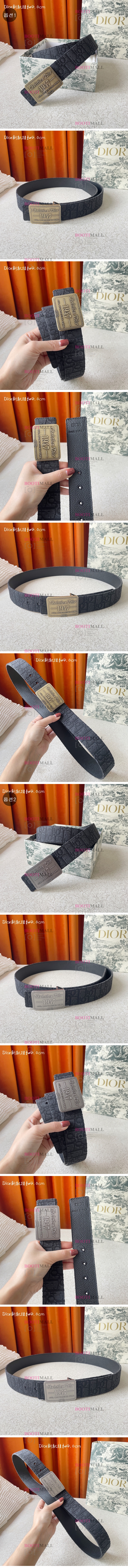 DIOR 디올 2022 벨트 폭 4cm (2색) 1