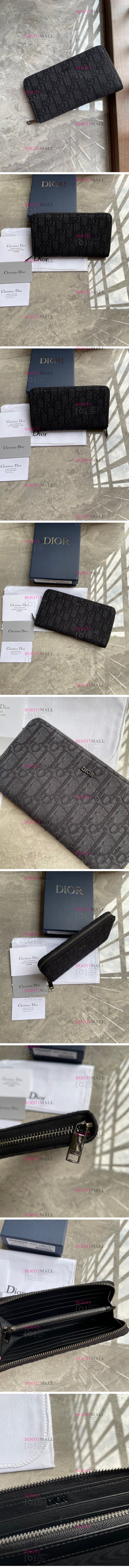 DIOR 디올 2022 지퍼 장지갑 19cm 1