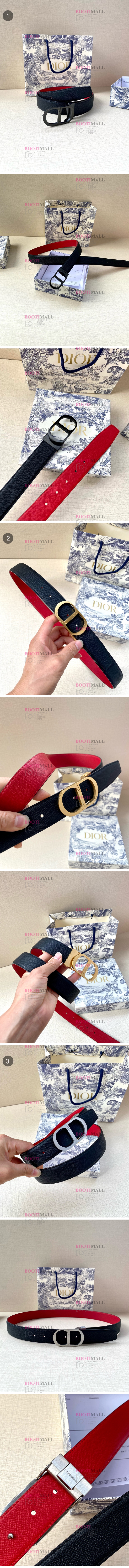 Dior 디올 2024 벨트 폭 3.5cm (3색) (4월) 1