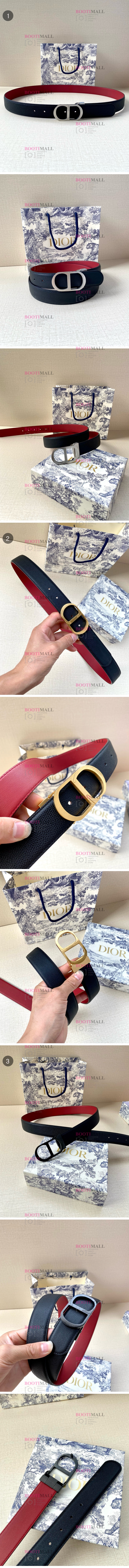 Dior 디올 2024 벨트 폭 3.5cm (3색) (4월) 1