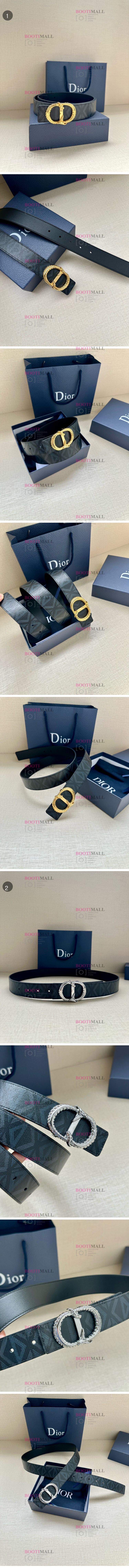 Dior 디올 2024 벨트 폭 3.5cm (2색) (8월) 1