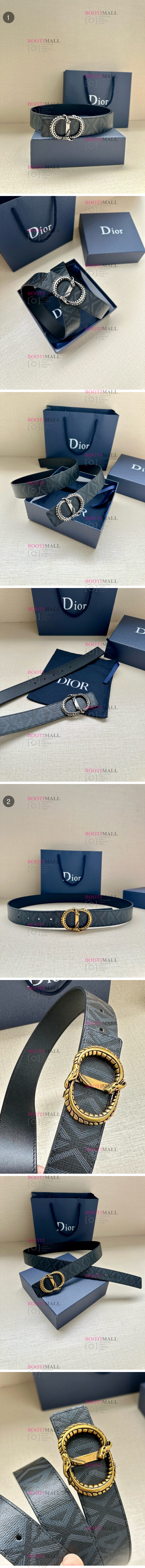 Dior 디올 2024 벨트 폭 3.5cm (2색) (8월) 1