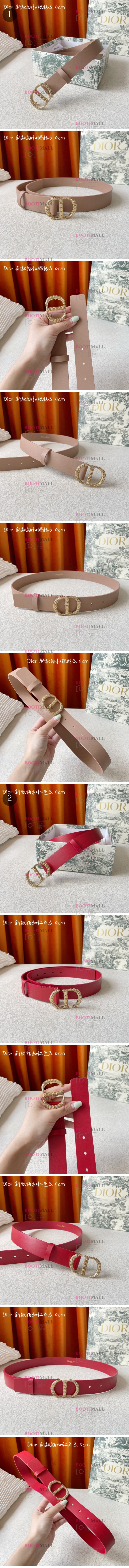 Dior 디올 2023 LADY 벨트 폭 3cm (2색) 1