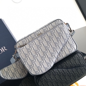 Dior 디올 2024 새들 트리플 파우치 23.3CM