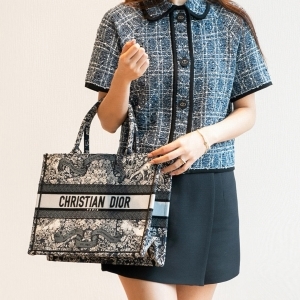 Dior 디올 2024 자수 북 토트백 36CM