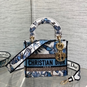 Dior 디올 2023 자수 레이디 D-LITE / 24CM