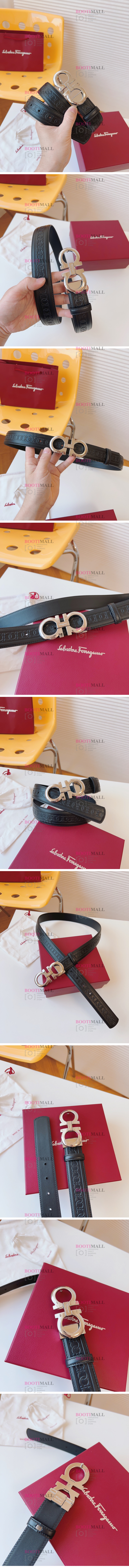 Fendi 페라가모 2024 벨트 폭 3.5cm (1월) 1