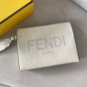 Fendi 펜디 2023 FF 패브릭 파우치 27CM