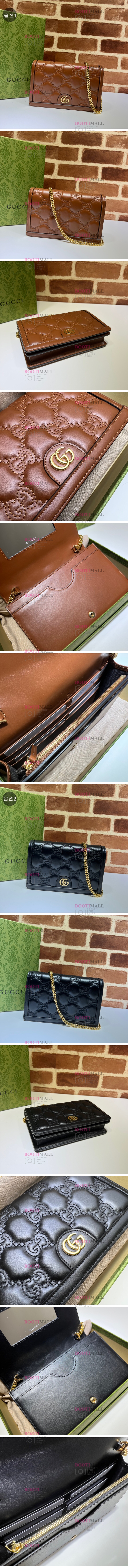 GUCCI 구찌 2022 GG 마틀라세 체인 장지갑 20cm (2색) 723787 1