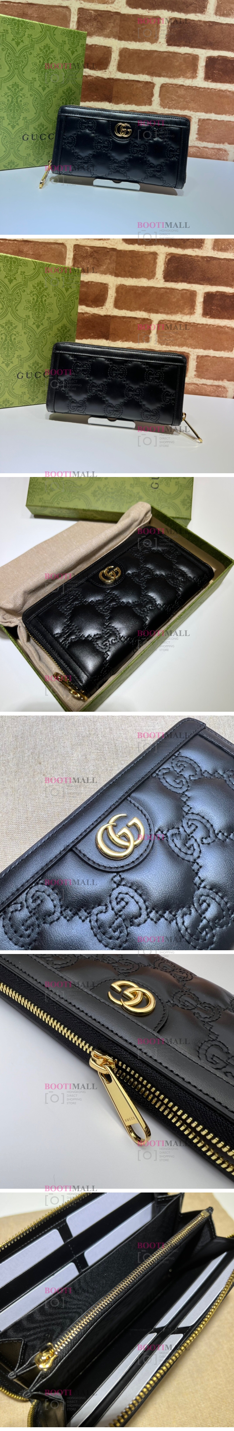 GUCCI 구찌 2022 GG 마틀라세 지퍼 장지갑 19.5cm 723784 1