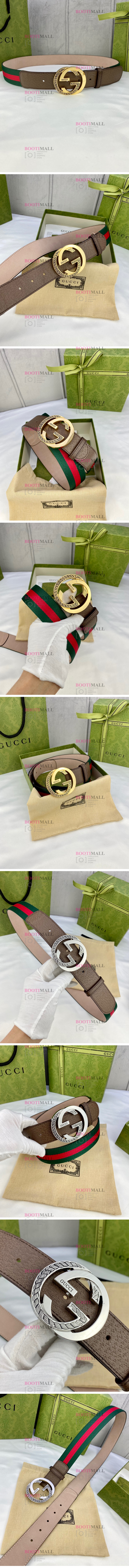 GUCCI 구찌 2023 벨트 폭 3.8cm (금장,은장) 1