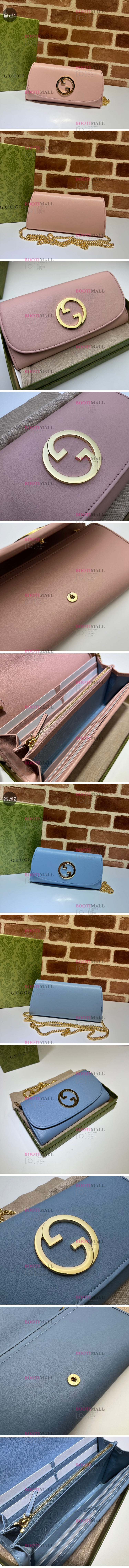 GUCCI 구찌 2023 블론디 체인 장지갑 21cm (2색) 725215 1