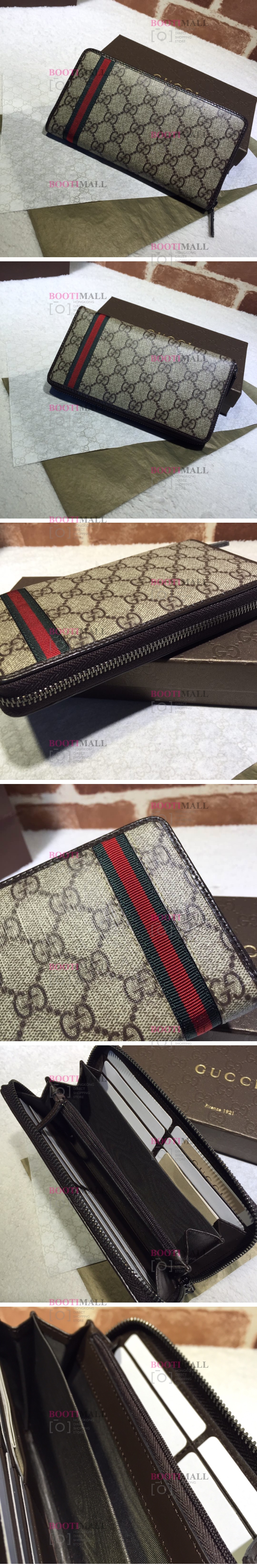 GUCCI 구찌 2022 GG 슈프림 지퍼 장지갑 19cm 291105 1