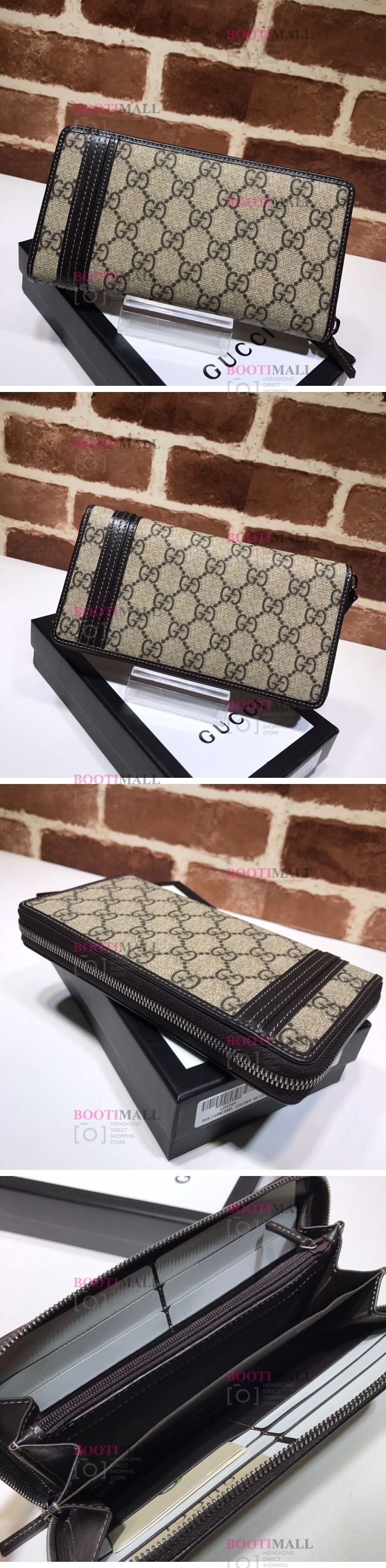 GUCCI 구찌 2023 GG 슈프림 웹 파우치 26cm (2색) 475316 1