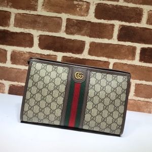GUCCI 구찌 2023 GG 슈프림 웹 파우치 598234 28.5CM