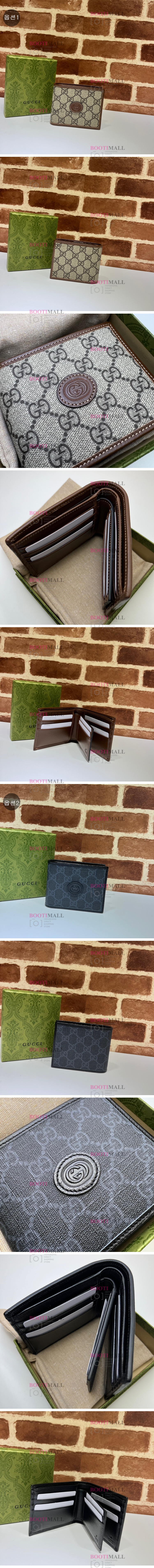 GUCCI 구찌 2022 인터로킹 GG 반지갑 11.5cm (2색) 723171 1