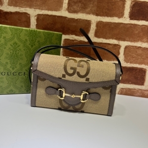 GUCCI 구찌 2023 홀스빗 1955 점보 GG 미니백 699296 18CM