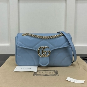 Gucci 구찌 2024 GG 마몽 스몰 마틀라세 숄더백 26CM