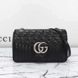 Gucci 구찌 2024 GG 마몽 미디엄 마틀라세 숄더백 31CM