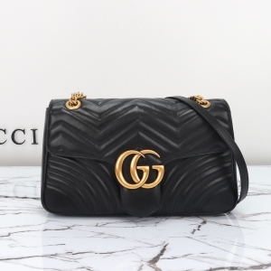 Gucci 구찌 2024 GG 마몽 미디엄 마틀라세 숄더백 31CM