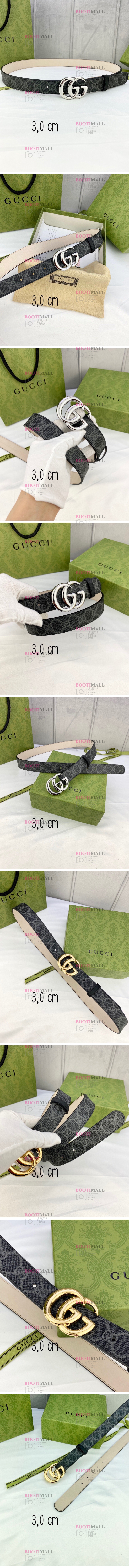 Gucci 구찌 2023 벨트 폭 3cm (금장,은장) 1