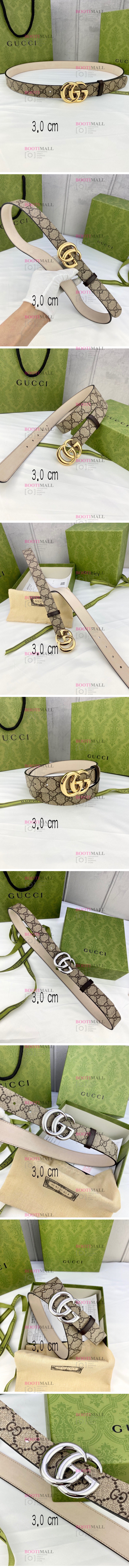 Gucci 구찌 2023 벨트 폭 3cm (금장,은장) 1
