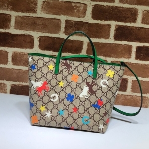 Gucci 구찌 2024 GG 수프림 쇼퍼백 21CM