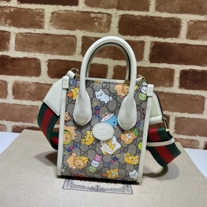Gucci 구찌 2023 애니멀 프린트 미니 토트백 699406 20CM