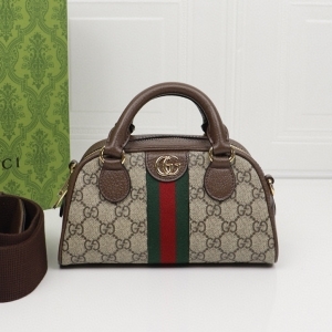 Gucci 구찌 2024 오피디아 GG 미니 탑 핸들백 21CM