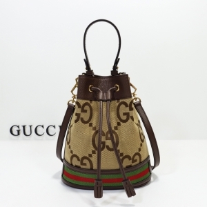 Gucci 구찌 2023 오피디아 점보 GG 버킷백 26CM