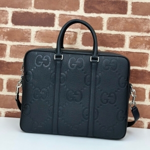 Gucci 구찌 2024 점보 GG 브리프케이스 36.5CM