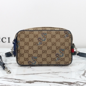 Gucci 구찌 2025 GG 캔버스 스몰 크로스백 23CM