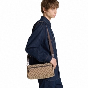 Gucci 구찌 2025 GG 캔버스 스몰 보스턴백 30CM