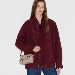 Gucci 구찌 2024 캣 디테일 GG 미니 숄더백 22CM