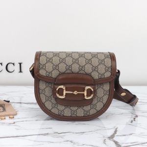 Gucci 구찌 2024 홀스빗 1955 라운드 미니백 18.5CM