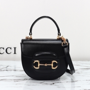 Gucci 구찌 2024 홀스빗 1955 미니 탑 핸들백 18CM