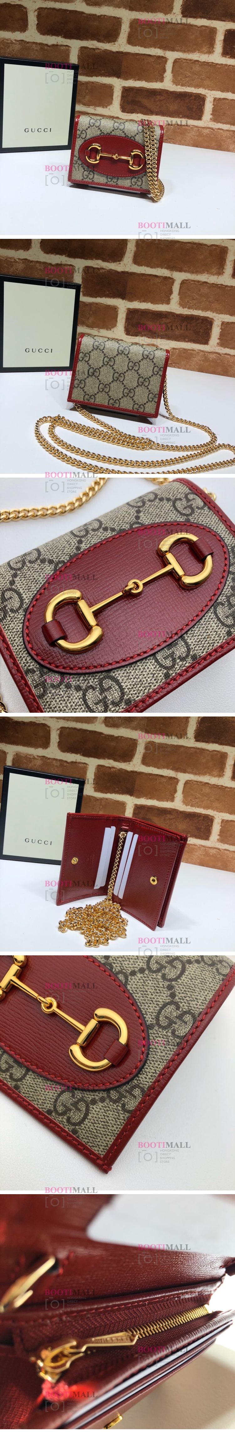 Gucci 구찌 2023 홀스빗 1955 체인 카드지갑 11cm (10월) 1