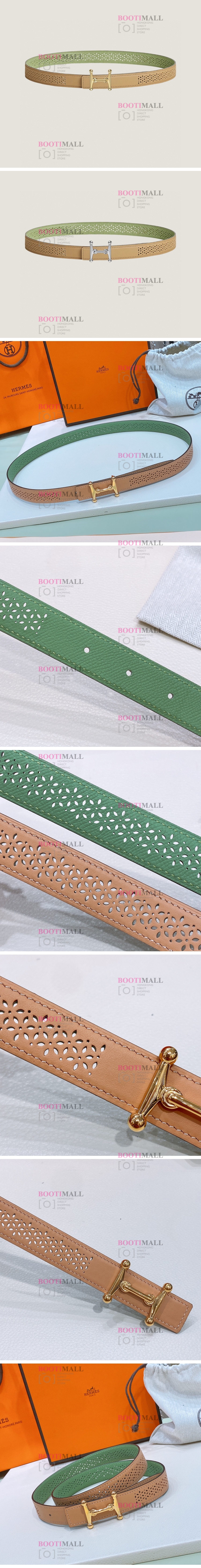 HERMES 에르메스 2023 LADY 벨트 폭 2.4cm (금장,은장) 1