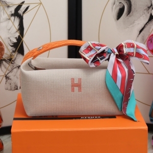 HERMES 에르메스 2022 브리드 어 브랙 트레블 파우치 21cm/25cm